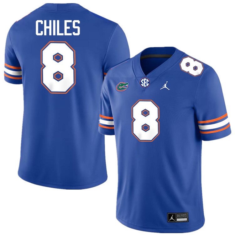 #8 Aaron Chiles Gators Jersey,Florida Gators College Football Jerseys Stitched-Royal